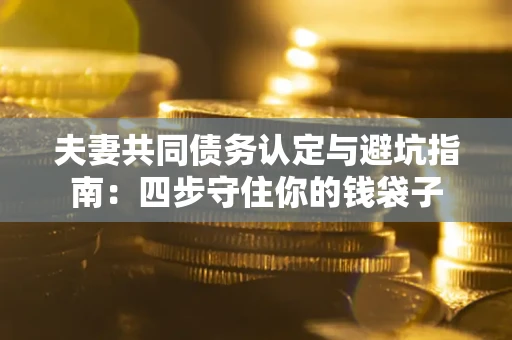 北京夫妻共同债务认定与避坑指南：四步守住你的钱袋子