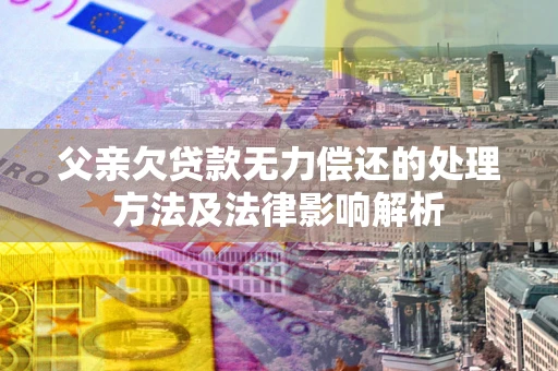 北京父亲欠贷款无力偿还的处理方法及法律影响解析