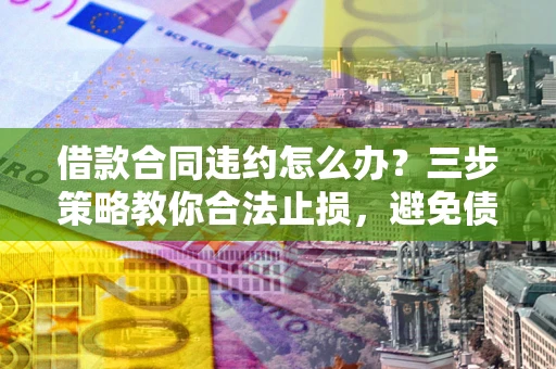 北京借款合同违约怎么办？三步策略教你合法止损，避免债务危机升级